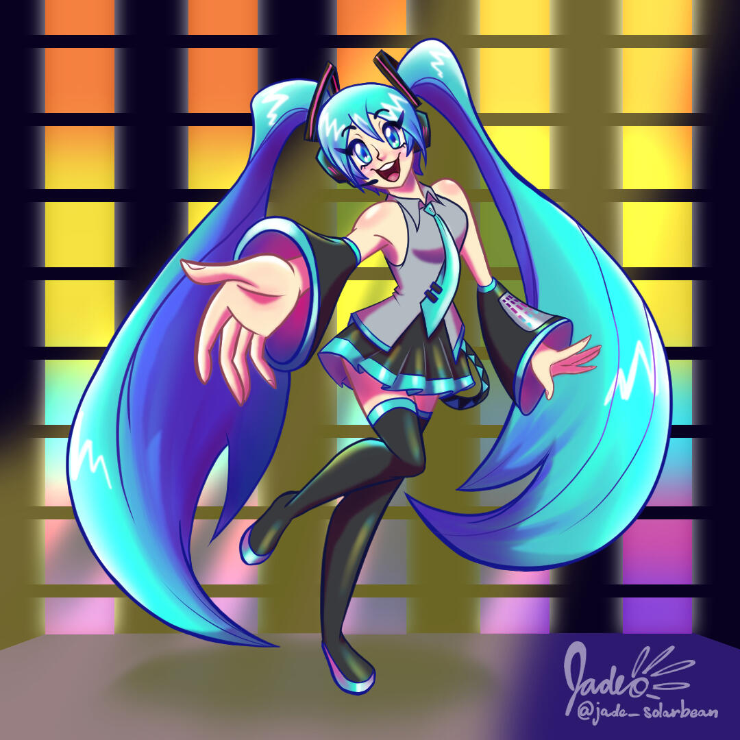 Miku + Background Miku + Background